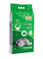 Наполнитель бентонитовый Van Cat Super Premium Quality Aloe Vera для кошачьего туалета 5 кг