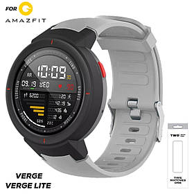 Ремінець для Xiaomi Amazfit Verge/Verge Lite світло сірий