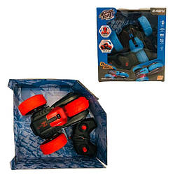 01 SL Машина-перевертень, їздить по різних сторонах, двостороння, 2 кольори, світло, у коробці