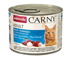 Animonda Carny консерва для кішок 200 г (яловичина, тріска та корінь петрушки)