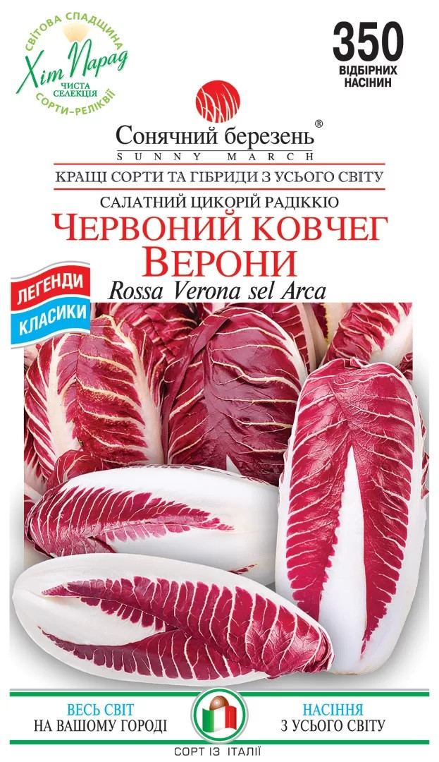 Цикорий Червоний Ковчег Верони 350шт ТМ Сонячний березень