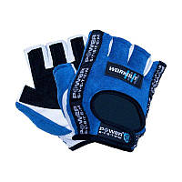 Перчатки для фитнеса workout blue m