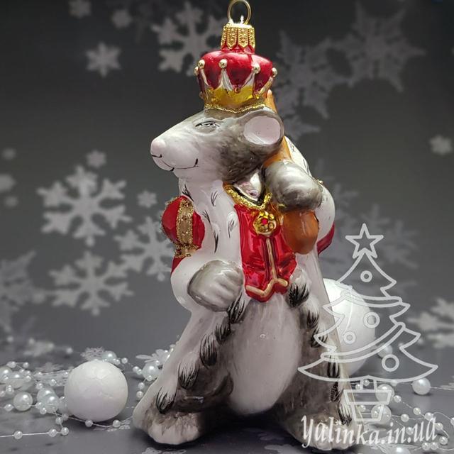 король щурів  игрушка на елку ручная работа   Komozja family mostowski yalinka.in.ua