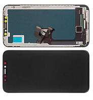 Дисплей iPhone X модуль в сборе с тачскрином черный, TFT HC, JK In-cell