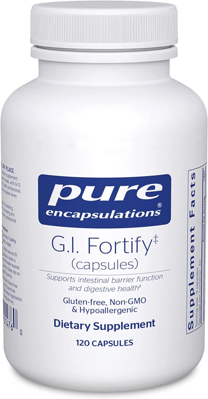 Pure Encapsulations G.I. Fortify / Підтримка оптимального здоров'я кишківника 120 капсул, фото 1