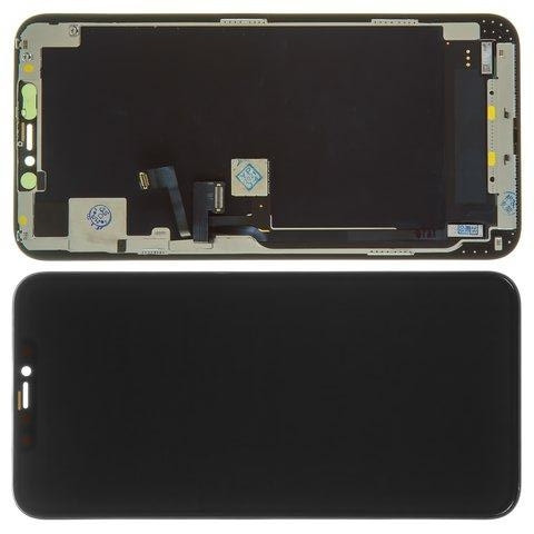 Дисплей iPhone 11 PRO модуль в зборі з тачскріном та рамкою чорний, сервісний оригінал