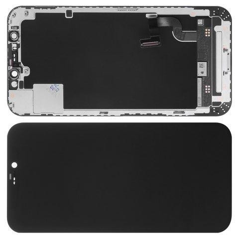 Дисплей iPhone 12 Mini модуль в зборі з тачскріном та рамкою чорний, HC TFT