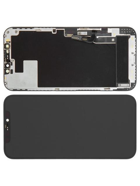 Дисплей iPhone 12, 12 Pro модуль в зборі з тачскріном та рамкою чорний, Original PRC