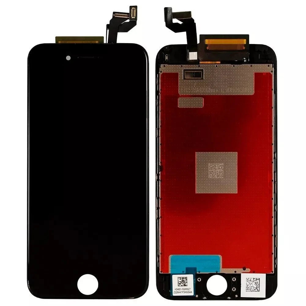 Дисплейний модуль для iPhone 6s в зборі з тачскріном, чорний, з рамкою