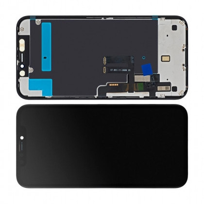 Дисплей iPhone 11 модуль в зборі з тачскріном, з рамкою, HC TFT Tianma