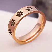 Кольцо "Отпечаток лапы собаки" С11037