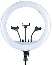 Кольцевая LED лампа RL-18 II 55W (USB) (WiFi-пульт) (45см) (3 крепления) (сумка), фото 2