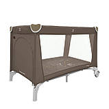 Дитячий ігровий манеж-ліжко Carello Piccolo CRL-11503/1 Chocolate Brown коричневий, фото 2