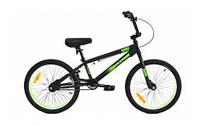 Трюкових велосипедів CROSSRIDE MAVERICK CR-MO BMX 20" Чорно-зелений