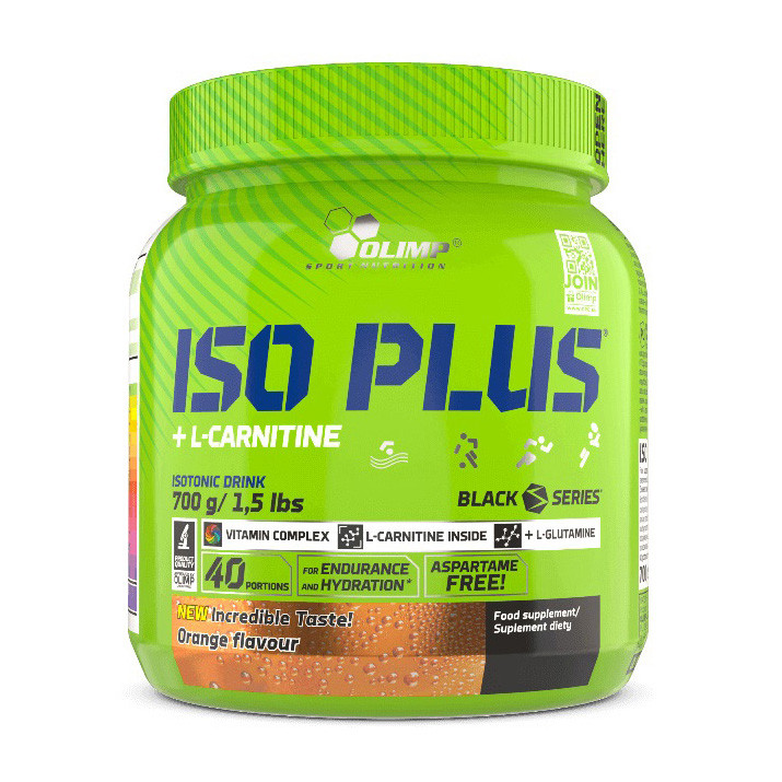 Ізотоник - Енергетик Iso Plus powder 700 g (Orange)