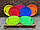 Санки-ледянка / Тарілка / Пластикові санки / Круглі санки "Steep", помаранчеві, фото 3