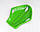 Санки-ледянка / Пластикові санки / Ракушка мала, одномісна "Prosperplast", зелена, фото 3