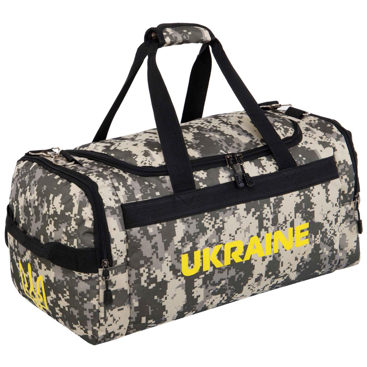 Сумка спортивна UKRAINE GA-1801-UKR 50 x 23 x 25см  камуфляж UCP
