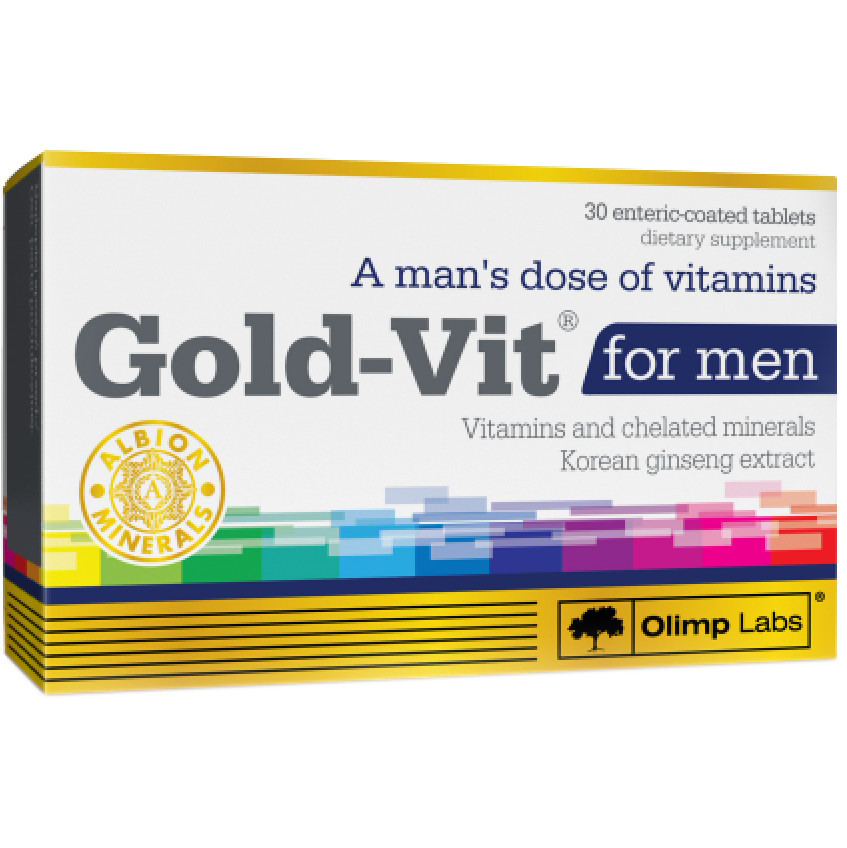 Вітамінно-мінеральний комплекс для чоловіків Olimp Gold-Vit for Men 30 tabs