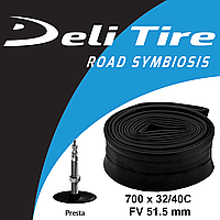 Камера Deli Tire 700 x 32/40C FV 51.5 мм