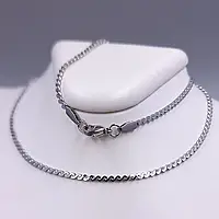 Цепочка из нержавеющей медицинской стали, 60 * 2 мм, покрытие родий