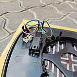 Вкладиш (скло, дзеркальний елемент) дзеркала лівий голубой BMW X1 E84 (БМВ Х1 Е84 ) 4 контакта, фото 2