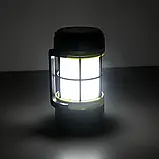 Ліхтар кемпінговий RIAS F-910-B акумуляторний із сонячною панеллю 2500 mAh (3_02779), фото 4