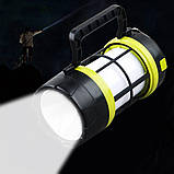 Ліхтар кемпінговий RIAS F-910-B акумуляторний із сонячною панеллю 2500 mAh (3_02779), фото 3