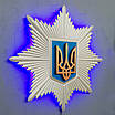 Емблема МВС України з підсвіткою 60х60х5 см, фото 5
