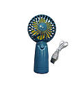 Портативний міні вентилятор акумулятор USB з ручкою Cute Electric Fan, фото 7