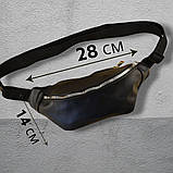 Сумка бананка шкіряна чоловіча - жіноча / Поясна сумка чоловіча / Сумка жіноча барсетка / натуральна шкіра, фото 2