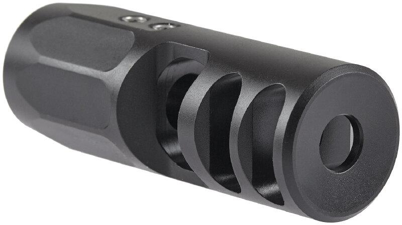 ДУЛЬНЫЙ ТОРМОЗ-КОМПЕНСАТОР LANCER NITROUS BLACK 308 (7,62Х51) 5/8"-24. РЕЗЬБА 5/8’-24