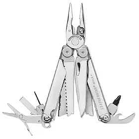 МУЛЬТИІНСТРУМЕНТ LEATHERMAN WAVE PLUS, СИНТЕТИЧНИЙ ЧЕХОЛ