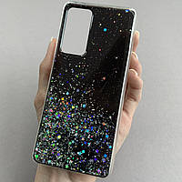 Чехол для Xiaomi 12 накладка блестящая со звездочками чехол на телефон сяоми 12 черный r5u