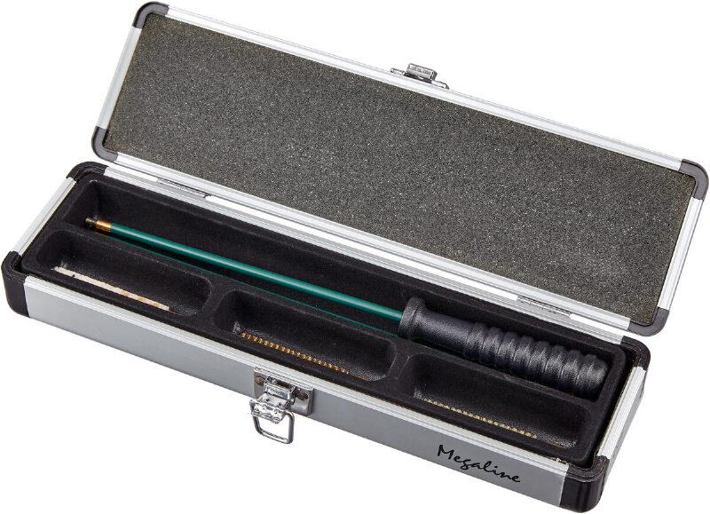 НАБІР MEGALINE ДЛЯ ЧИЩЕННЯ ПНЕВМАТИЧНОГО/НАРІЗНОГО ОРУЖЕННЯ КАЛ22. СТАЛЬ В ОПЛІТКУ. 1/8, фото 1