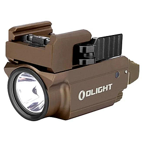 Ліхтар з ЛЦВ Olight Baldr Mini Desert Tan. Зелений ЛЦВ