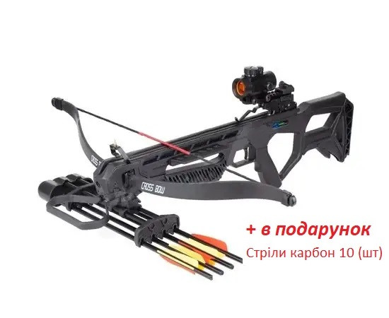 АРБАЛЕТ MAN KUNG MK-XB25BK КОЛІР:ЧОРНИЙ + СТРІЛІ, фото 1