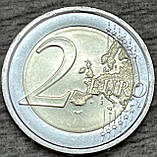 Монета Італії 2 євро 2022 р. 150 років Поліції, фото 2