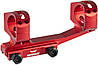 Кріплення-моноблок Warne X-Skeleton Mount. d — 30 мм. Ultra High. Weaver/Picatinny. Red, фото 2