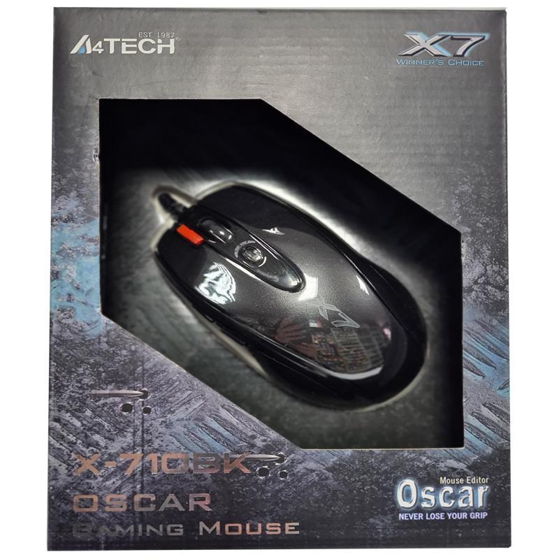 Игровая мышка А4Tech X-710BK USB black - фото 1 - id-p750920453