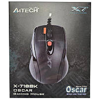 Ігрова мишка А4Tech X-718BK USB black 600-3200dpi