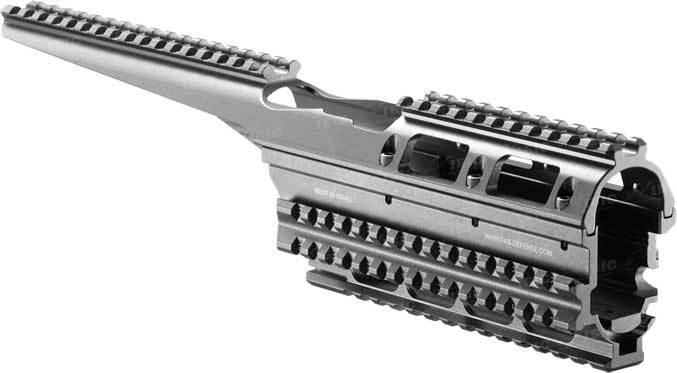 ЦІВКА FAB DEFENSE VFR-AK ДЛЯ АК47/74. МАТЕРІАЛ – АЛЮМІНІЙ. КОЛІР — ЧОРНИЙ