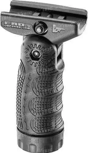 РУКОЯТКА ПЕРЕДНЯНЕ FAB Defense, РЕЗИНОВА, ЧОРНА, фото 1