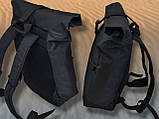 Стильний водонепроникний рюкзак роллтоп унісекс / відділення під ноутбук / чоловічий жіночий рюкзак ролтоп, фото 8