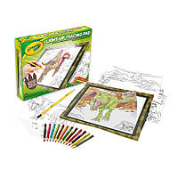 Игровая панель для творчества "Динозавры" Crayola 74-7497 с подсветкой, World-of-Toys