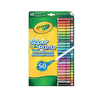 Набор фломастеров Supertips Crayola 7555 washable, 50 шт, World-of-Toys