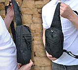 Сумка слінг / водонепроникна з кобурою барсетка / через плече / кросбоді / чоловіча жіноча, фото 8