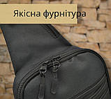 Водонепроникна сумка слінг / з кобурою барсетка / через плече / кросбоді / чоловіча жіноча, фото 6