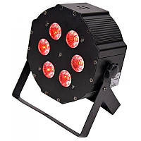 Светодиодный прожектор заливки LIGHT4ME FLAT QUAD PAR 6x15W RGBWA-UV SET2 (6 шт + сумка) OKI