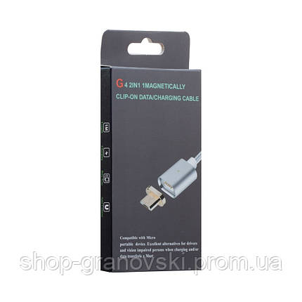 USB кабель (Micro/USB) Clip/On, 1m, фото 2